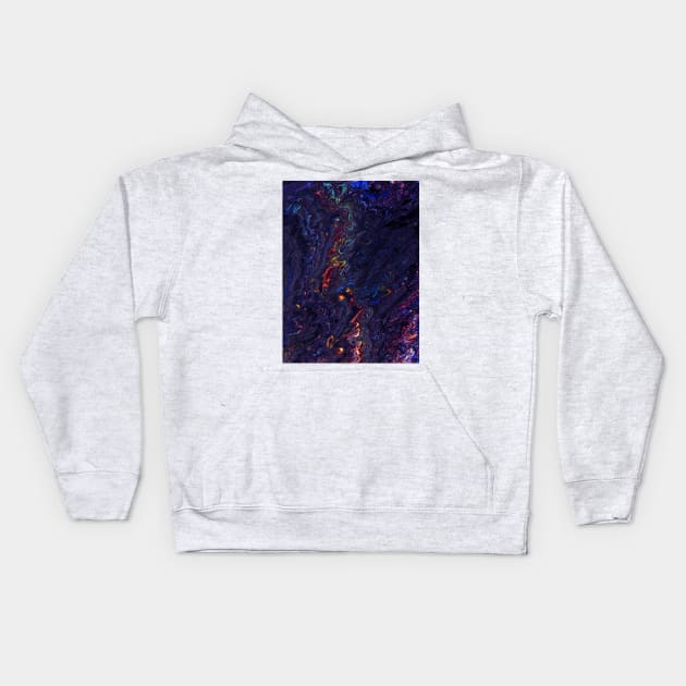 Metallic Dreams Kids Hoodie by aestheticand